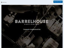 Tablet Screenshot of barrelhouseburlingame.com